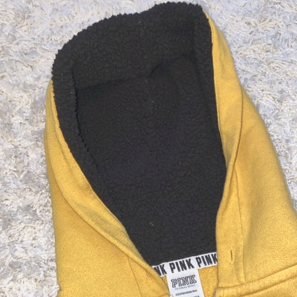 Victoria’s Secret PINK Fur Lined Hoodie.